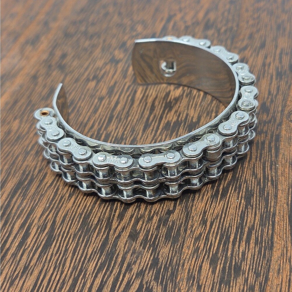 Bicycle Chain Bracelet Punk Rock Goth Made In USA